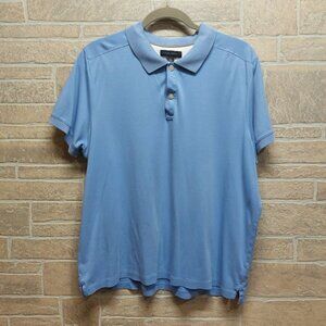Banana Republic Mens XL Blue Polo Shirt Super Soft 100% Cotton